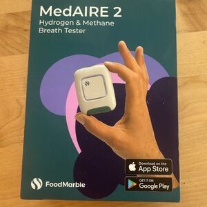 MARBLE MedAIRE 2 Hydrogen & Methane Breath Tester - White